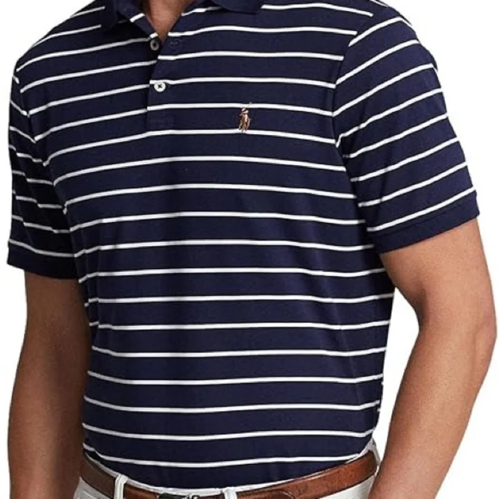 POLO by Ralph Lauren Navy/White Striped‎ Large